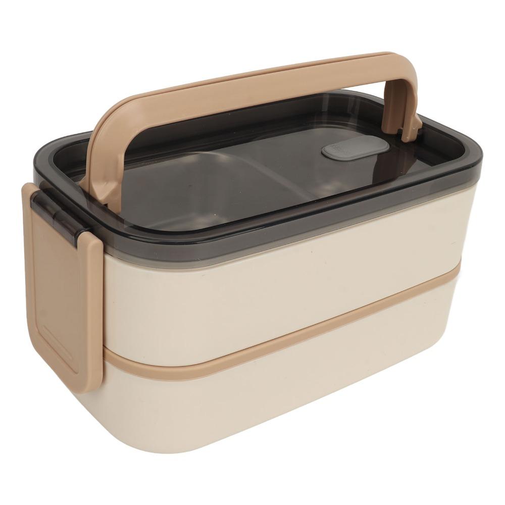 3 Compartments Compartment Lunch Box Double Layer Thermal Lunch Box Food Container For Travel