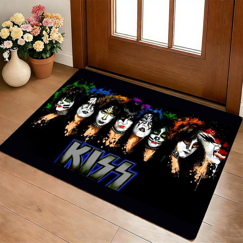 Kiss Band Living Room Nonslip Area Rug Soft Carpet For Bedroom Game Playroom Sofa Office Home Decor Doormat Christmas Gift C9302469