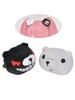 1PAIR Аниме Danganronpa Monokuma Заколка для волос Эносима Джунко Косплей Медведь Украшения для волос Девушка Kawaii Милый головной убор Заколка для волос