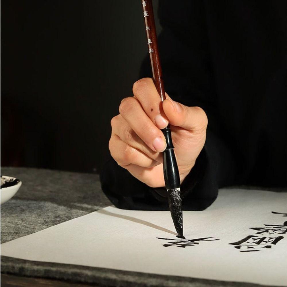 Oil Painting Chinese Calligraphy Brush Traditional Art Paint Brush Scriptures Writing Brush Class