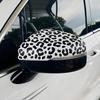 Леопардовый принт наклейки на автомобиль автонаклейки водонепроницаемые декоративные автомобильные аксессуары виниловая наклейка для зеркал заднего вида окна
