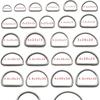 Iron Silver D-Ring Buckle for Handbag & Backpack Accessories