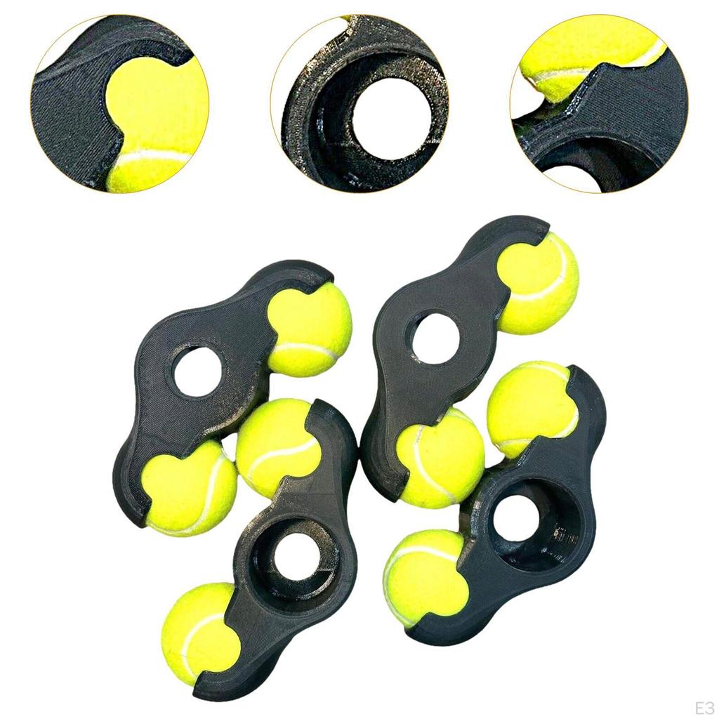 4 Pack Indoor Cycling Snap Feet Adapters for Bike Workouts