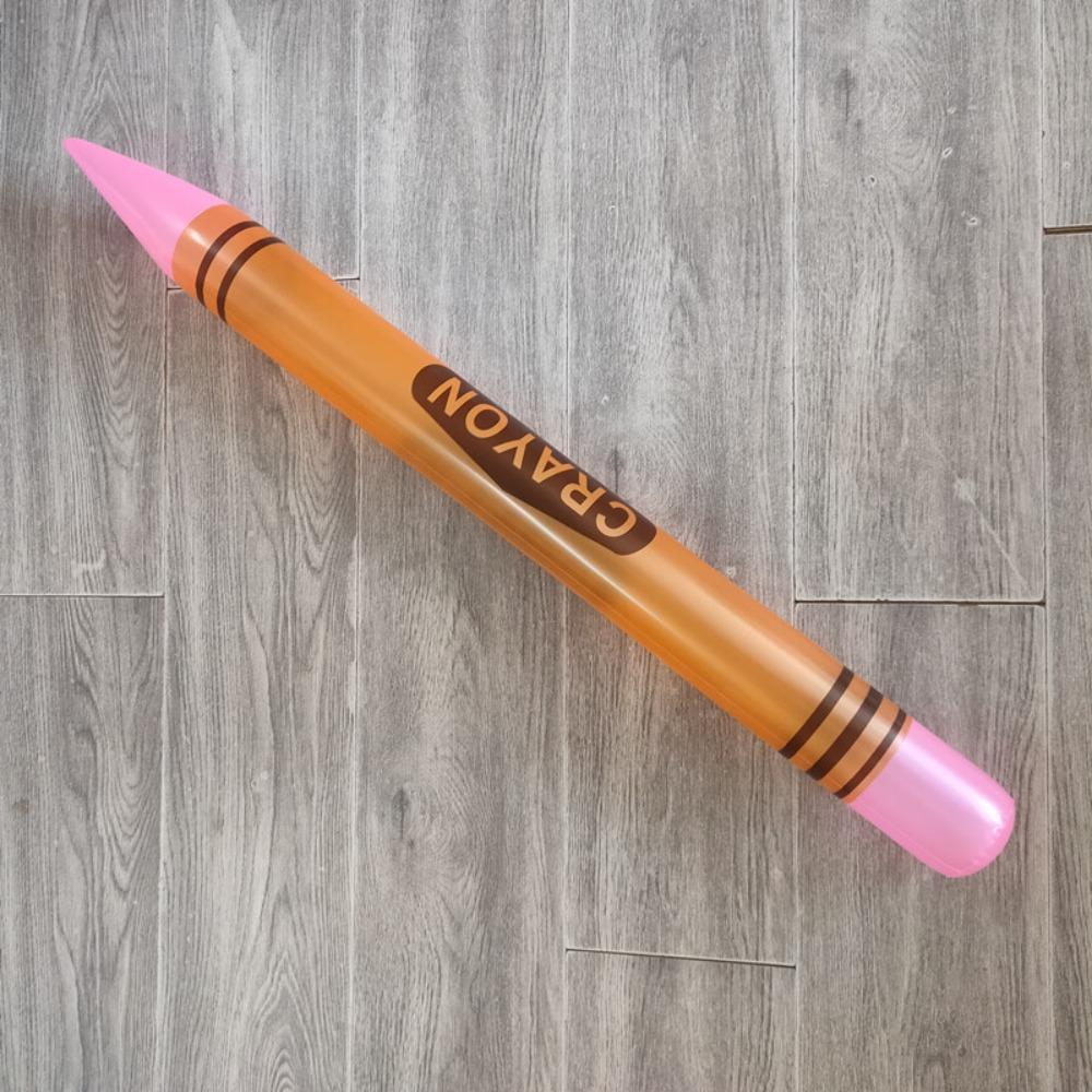 High Quality PVC Inflatable Pencil Jumbo Party Gift Neon Crayon Cute Lightweight Decorations Prop
