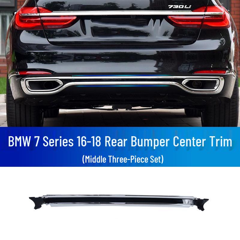 BMW 7 Series Rear Lip & Exhaust Decorative Strips for 730Li, 740Li, 750LI by Mansory