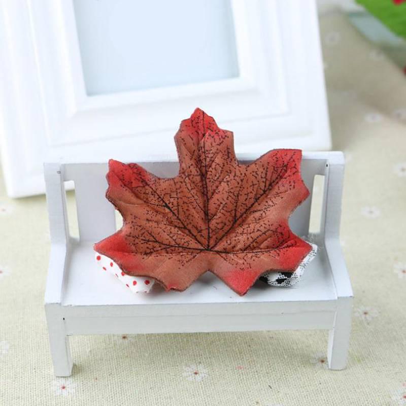 100 шт осенние шелковые листья свадебная вечеринка осенний клен искусственные листья растения украшения фото реквизит ARI