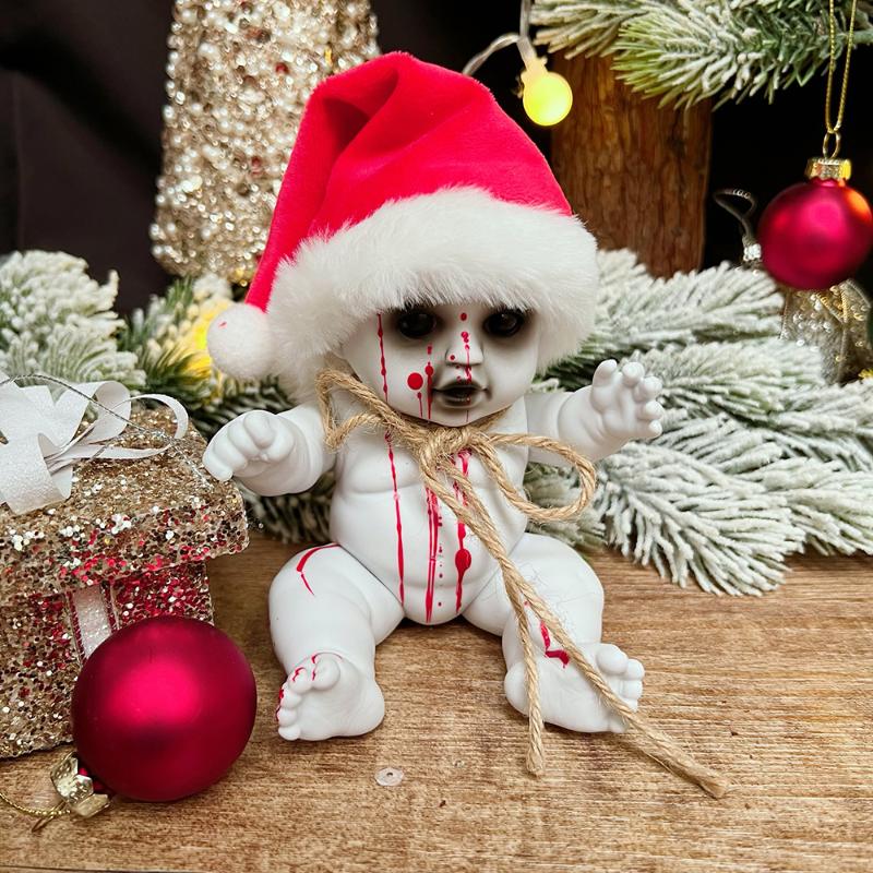 Horror Ghost Baby Hanging Doll Halloween Bar Ghost Courtyard Horror Doll Prop Ghost Festival Happy Halloween Day 2025 Decoration