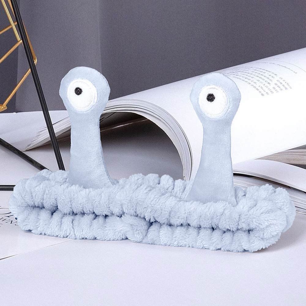 Макияж мультфильм улитка повязка на голову эластичные аксессуары для волос милый спа повязка на голову женщины девушка