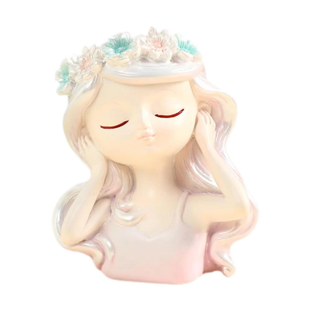 Cute Fairy Head Plant Pot Cartoon Succulents Flower Pot Girl Face Flowerpot  Garden Courtyard