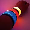 6Pcs LED Light Up Clap Wristband Glow In The Dark Clap Bracelet Running Arm Band Night Safety Cycling Walking Reflective Strips 3 Modes Wrist Light