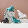 Creative Nordic Resin Animal Sculpture Abstract Simulation Ox Sculpture Modern Home Decoration Portico Desktop Accessories Gift