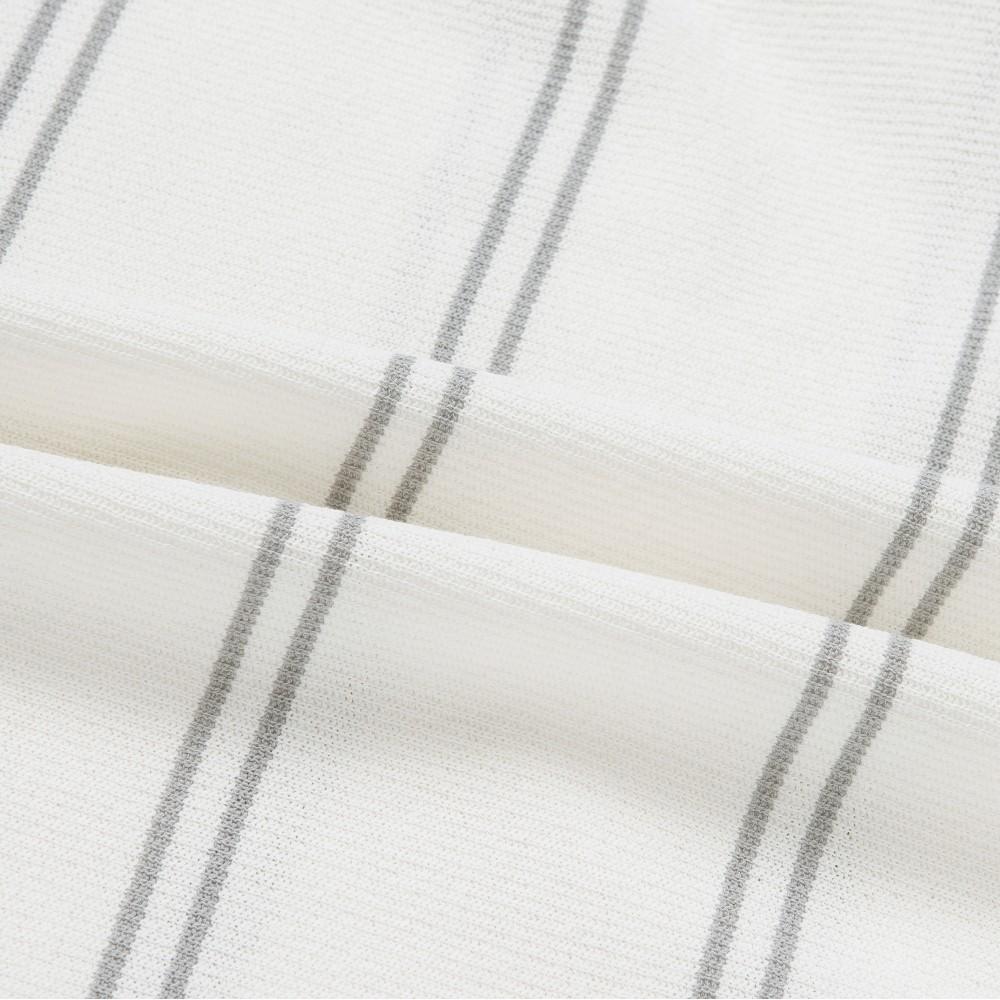 [Lacoste] Men's Open Collar Pin Stripe Short Sleeve Sweater Polo Shirt PH396E-56GXFJ