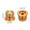 uxcell 6mm Aluminum Potentiometer Universal Volume and Tone Control Knobs with Arrow Indicators for Guitar and Bass Knobs,