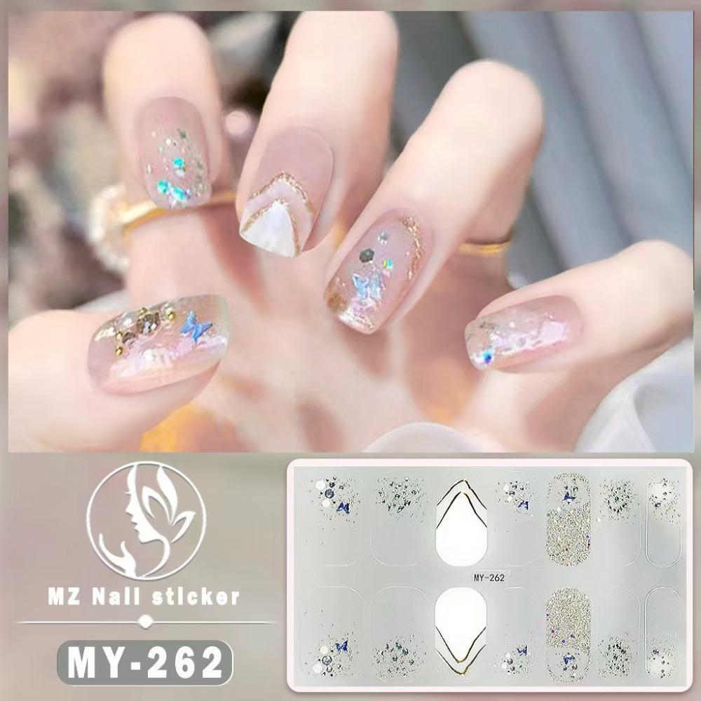 Трехмерная водонепроницаемая самоклеящаяся пленка для гель-лака, не требующая запекания, полная наклейка, европейская и американская сексуальная пленка для ногтей, бумага для ногтей