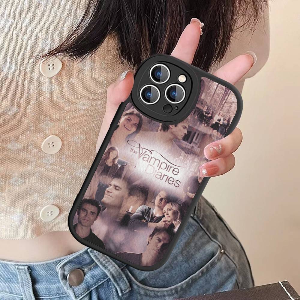 Чехол для телефона The Vampire Diaries Damon Salvatore из твердой кожи для IPhone 16 15 14 13 12 Mini 11 14 Pro Max Xs X Xr 7 8