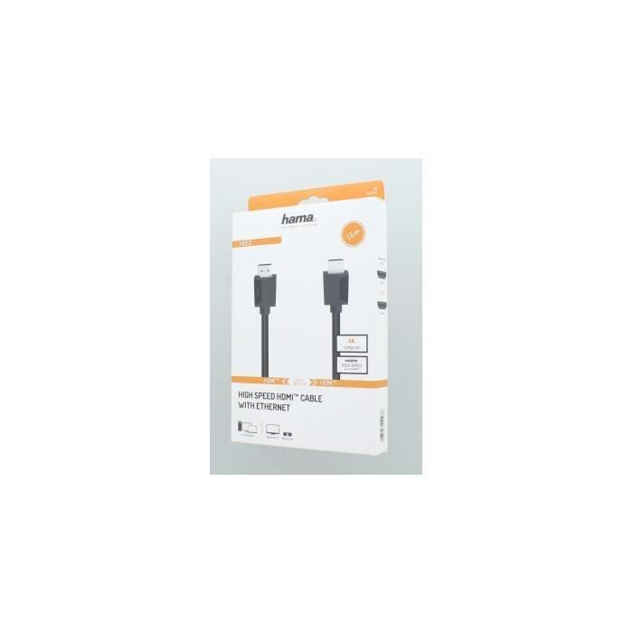 Кабель HDMI - высокая скорость - Ultra-HD 4K - 1,50 м - HDR - Передача аудио и видео