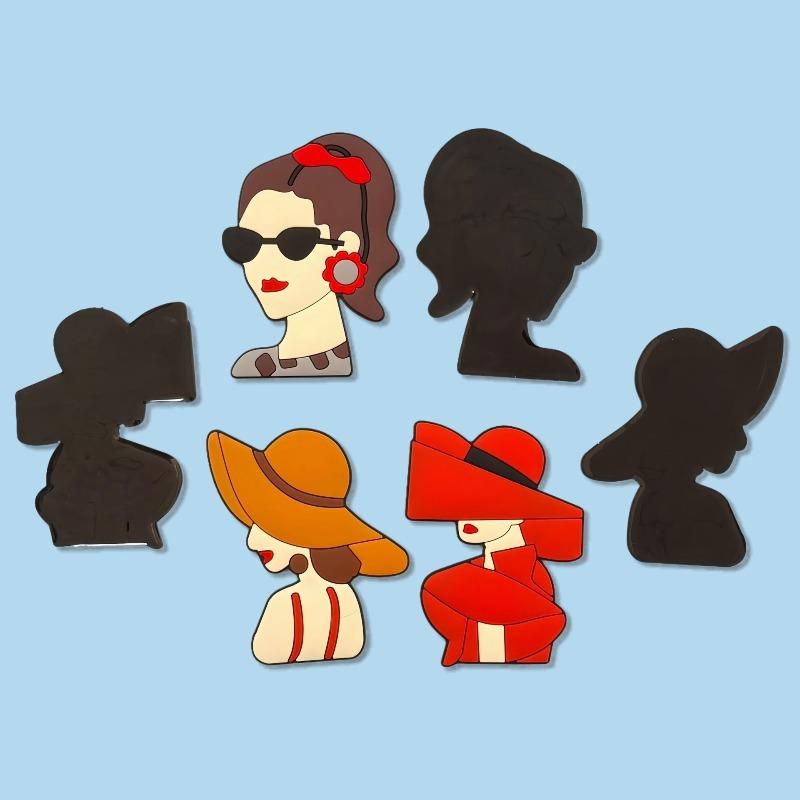 ПВХ мягкий клей мультяшная девушка-Муза девушка домашние DIY аксессуары чехол для мобильного телефона аксессуары для сумки тапочки цветок для обуви