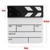 Mini Acrylic Director Scene Clapperboard TV Movie Action Board Film Cut Prop with Pen