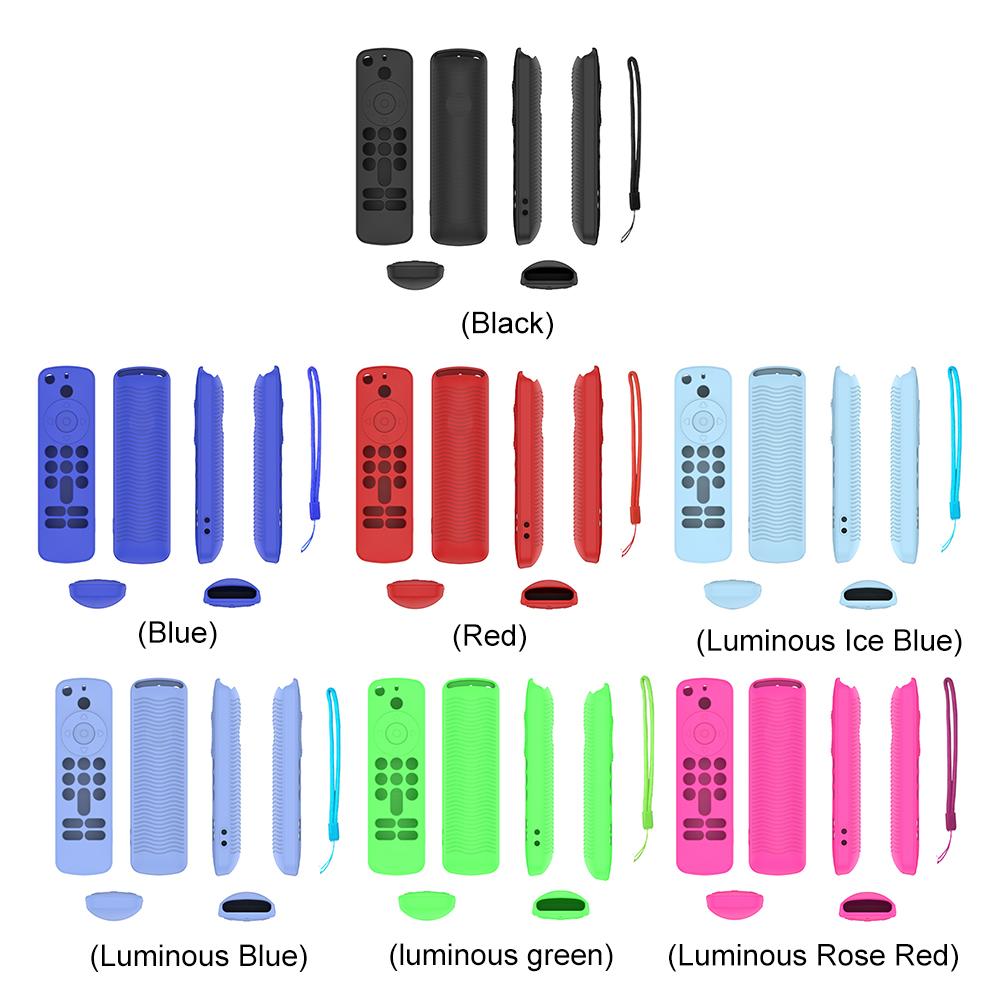 Силиконовый чехол для пульта дистанционного управления, противоскользящий защитный чехол с ремешком, чехол для пульта ДУ телевизора, ударопрочный чехол для Fire TV Stick HD