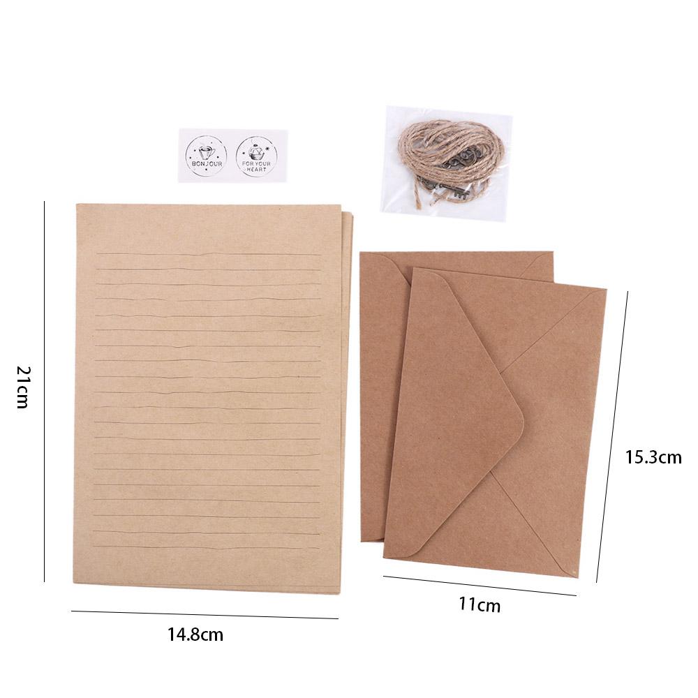 Style Vintage Letter Supplies Kraft Paper Envelope Writing Paper Letter Pad Envelopes Letter Paper