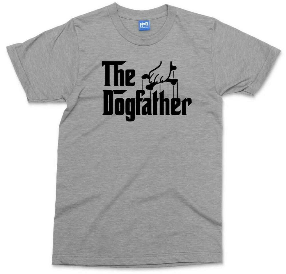 The Dogfather TShirt Funny Dog Dad Doggy Pet Owner Gift Daddy Parody Tee Unisexs