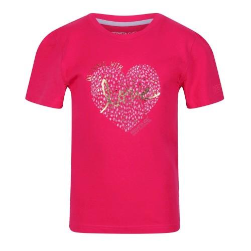 Regatta Childrens/Kids Bosley V Heart T-Shirt