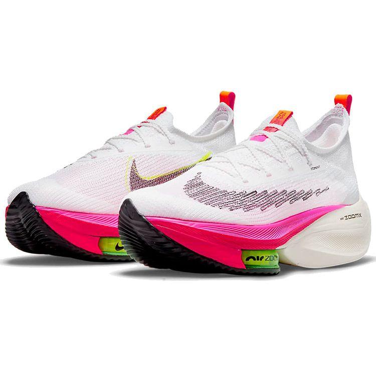 Nike Air Zoom Alphafly NEXT% Flyknit Rawdacious Женские кроссовки Белый Черный DJ5456-100