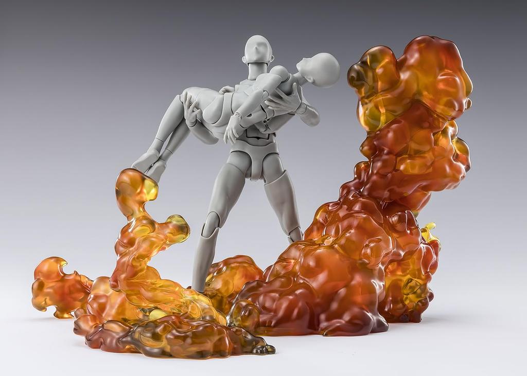 TAMASHII NATIONS Tamashii Effect Дымовой Взрыв Вер. для S.H.Figuarts (приблизительно. 135 мм, детали из ПВХ и АБС с окрашенным эффектом)