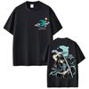 Anime Muichiro Tokito Graphic Print T-Shirt Men's Women Aesthetic Fashion Clothing T-shirt Casual Cozy Cotton Oversized T Shirts