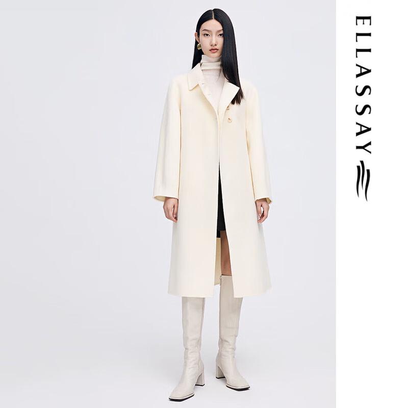 ELLASSAY Женское двустороннее пальто из чистой шерсти EWB334D02400