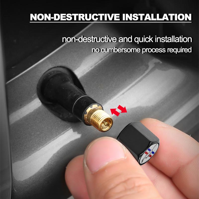 5 шт./компл. Автомобильный брелок Колпачок вентиля шины Аксессуары для стайлинга автомобиля Для Ford Mustang Zapatillas Miniatura Gt Shelby 2005 2015 Женский 2012 2006