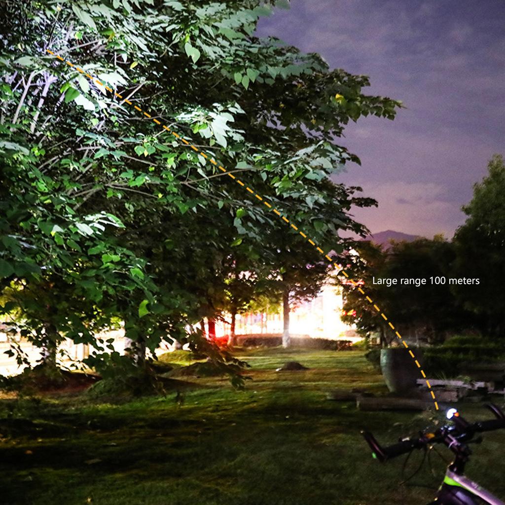 Светодиодный велосипедный фонарь с USB-зарядкой, передний, для ночной езды и горных приключений, дорожный, трейловый, повышенная видимость