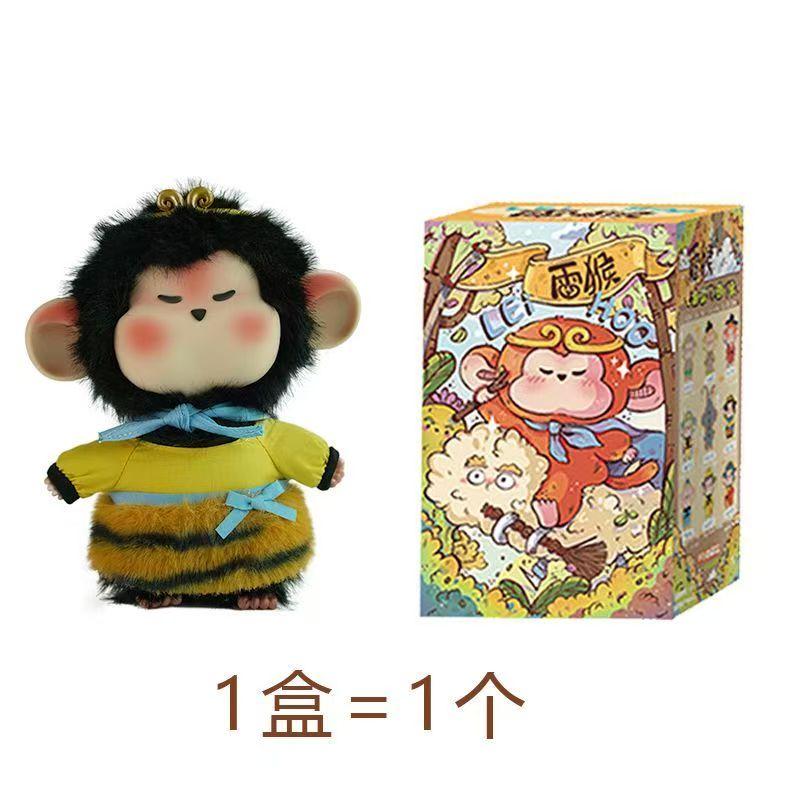 Thunder Monkey Journey to the West Qitian Dasheng Vinyl Doll Trendy Handmade Collectible Toy Gift