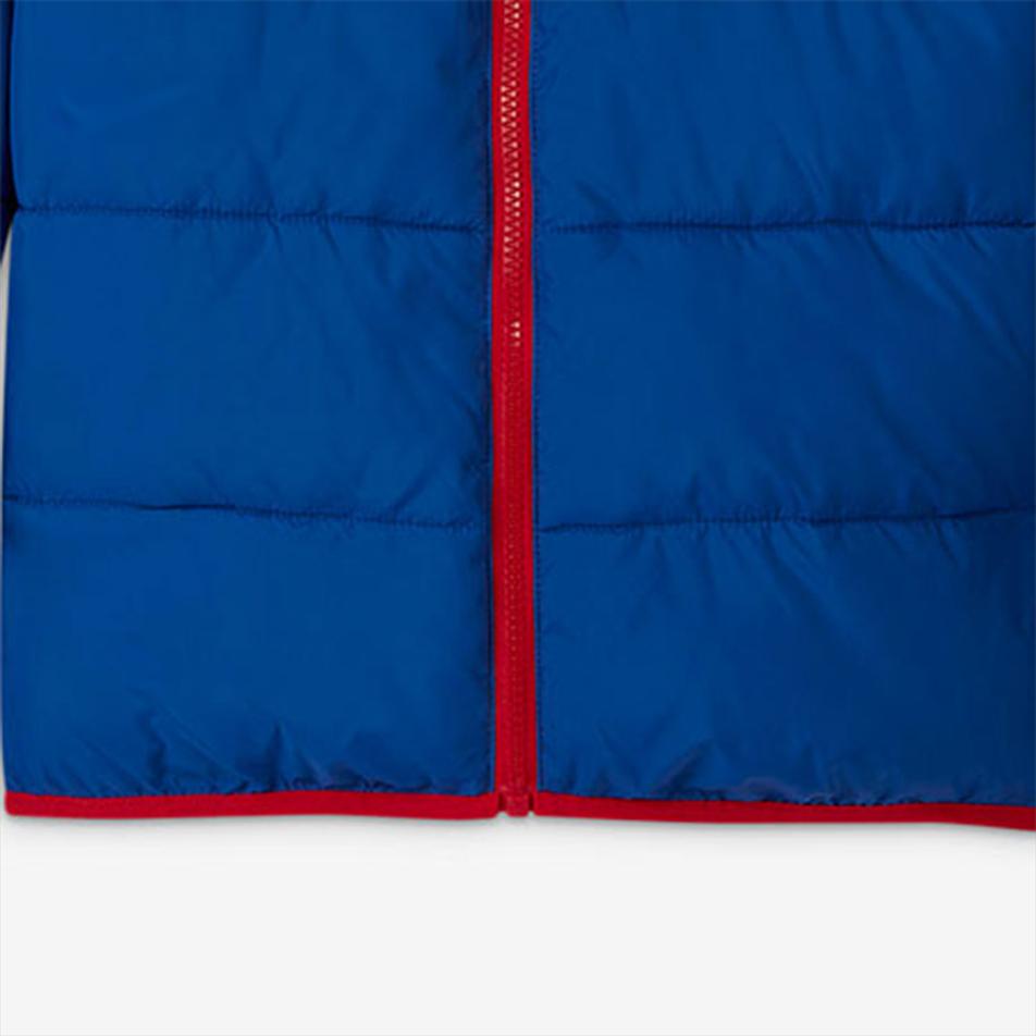 Nike Хлопковая куртка с длинными рукавами и логотипом бренда Color Block, верхняя одежда для детей, синяя, красная HA5142-489