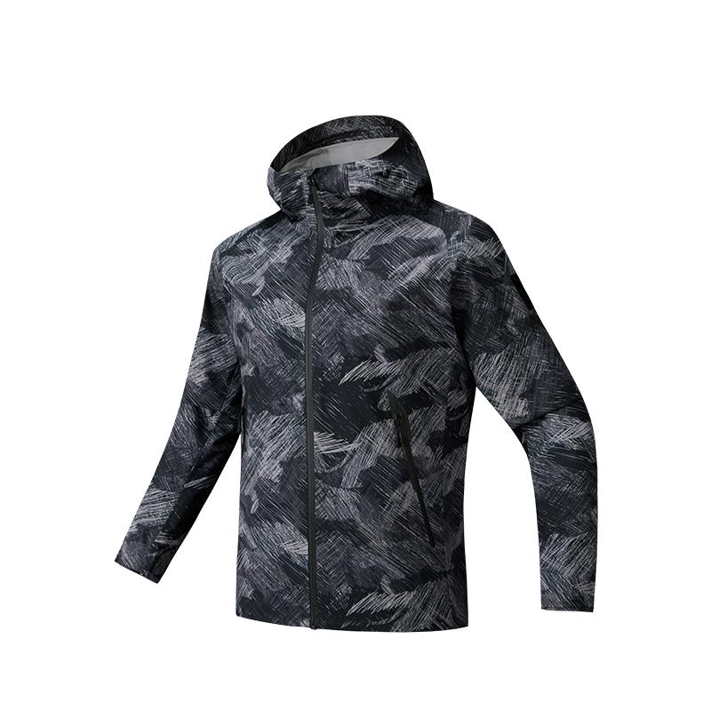 Anta x ZHONGGUOGUOJIADILI,LIANMINGKUAN Outdoor Collection Waterproof, Windproof, And Rainproof Windbreaker Jacket Men's 152546604-4