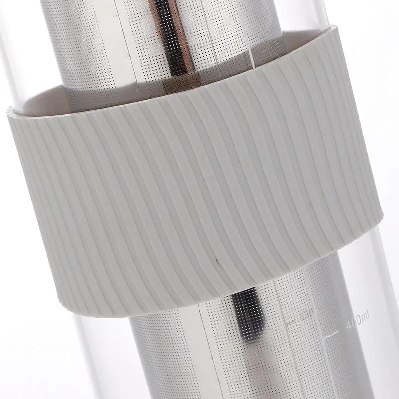 800 мл герметичная ручная кофеварка холодного заваривания стеклянный кофейник герметичный термостойкий чайник для холодного заваривания кофе заварник