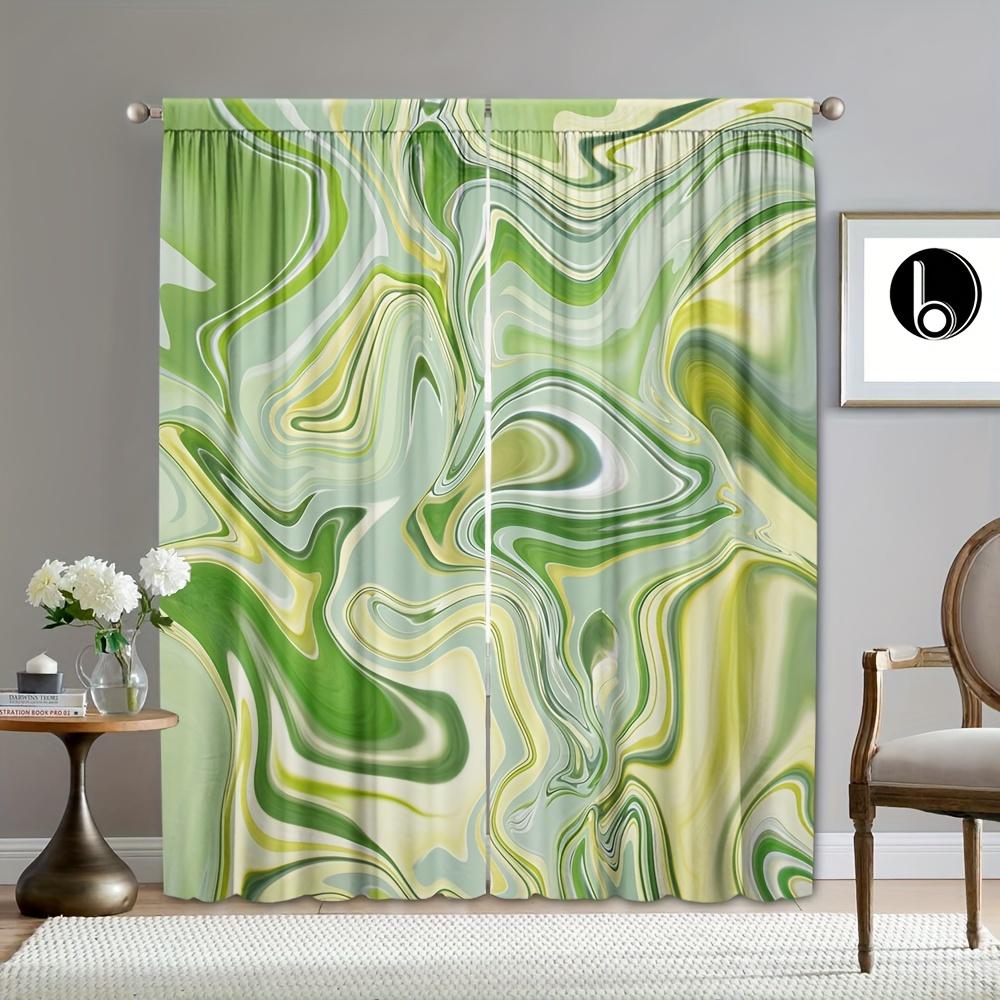 2 шт. занавески золотисто-голубые с белым геометрическим узором карниз для штор карманные шторы для кухни кафе гостиной домашнего декора