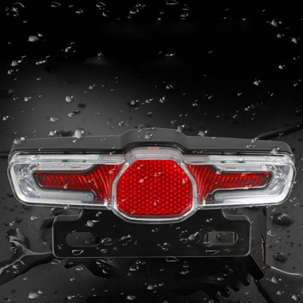 12 В/36 В-60 В электрический велосипед Ebike задний фонарь поворотник задний багажник фонарь свет