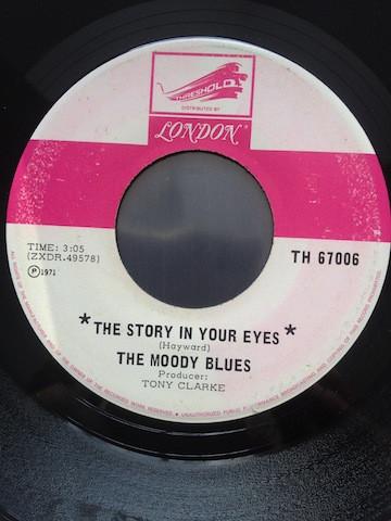 7-дюймовая пластинка MOODY BLUES - The Story In Your Eyes / Melancholy TH67006 Threshold 1971 Канада Рок Б/У