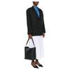Longchamp Le Roseau Detachable Shoulder Strap Soft Leather Tote Shoulder Bag Medium Women bags Black 10281HFP001