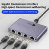 Гигабитный сплиттер сетевого кабеля RJ45: Интернет-коммутатор и усилитель с одного на четыре.