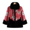 YUZHAOLIN Women's Elderly Floral Quilted Winter Jacket