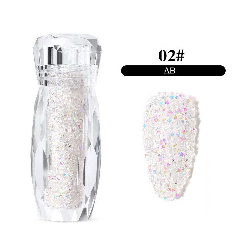 Новые украшения для ногтей Symphony Elf Bead Nail Sticky Diamond, прозрачная бутылка Micro Diamond с микробусинами