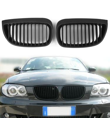 Решетка радиатора 'Ноздри' Матовый черный Для BMW E81 E87 Sport 1 Серия 2004-2007