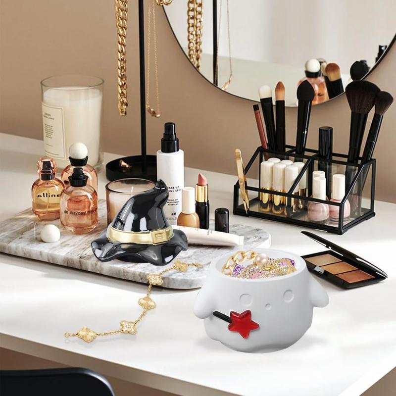 1 набор Хэллоуин Привидение Волшебник Банка Силиконовая форма с крышкой Банка для хранения Эпоксидные формы для литья Ремесло DIY Ювелирные изделия Контейнер для конфет