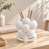 Decorative Desk Accessory 3D Printed Flower Storage Holder for Makeup Brushes and Pens PLA Container Floral Organizer Creative Small Vase