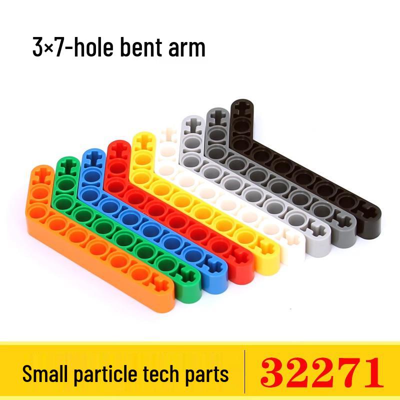 Compatible 3x7 Bent Beam Arm for LEGO 32271 Technic Bricks