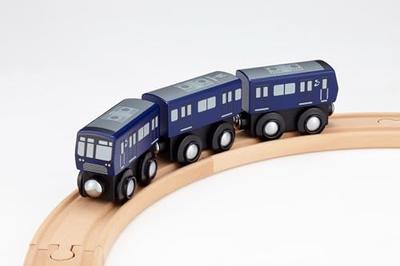 Popondetta mokuTRAIN Серия 21000 Железной дороги Сагами Деревянная игрушка Железнодорожная игрушка, Вагончик с ручным приводом, Батарейки не требуются, Японский поезд, Для детей от 3 лет, MOK-048