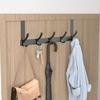 Сверхпрочная вешалка для одежды, крючки, высокая грузоподъемность, простая установка, наддверная