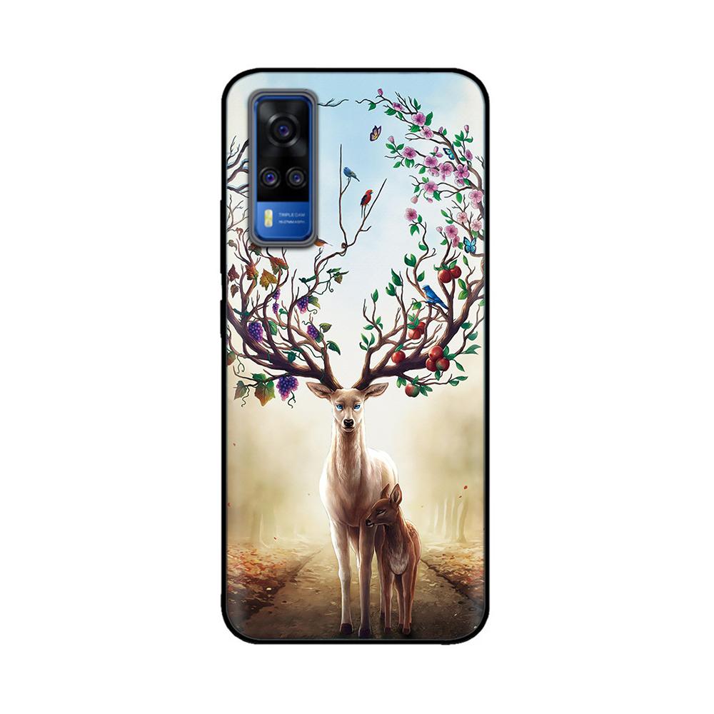 Для vivo Y31 2021 Чехол Мягкий Черный силикон Задняя крышка Fundas Для Vivo Y51a Y51 2020 Декабрь V2030 Y 51 VivoY31 V2036 Чехол для телефона